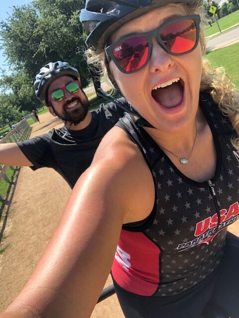 Cheyenne and Darrell are a sigh-impaired cycling duo in Austin