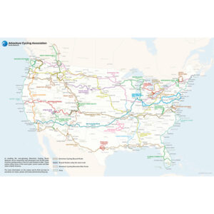 Route Network Map Poster