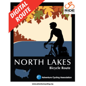 North Lakes Map Digital Route Set